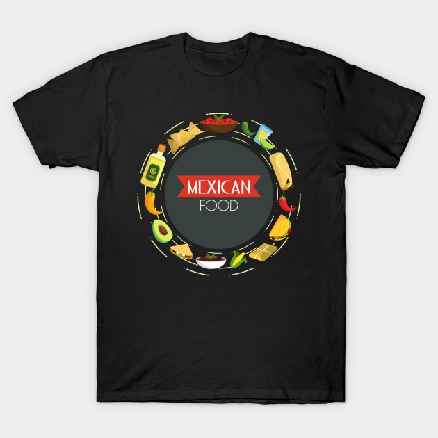 Mexican Food T-Shirt by Epic Hikes